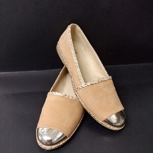 --  Women's  Suede Flat  Slip On Espadrille Loafer shoes Size 7.5
